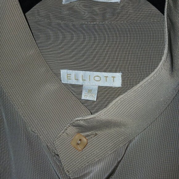 MENS ELLIOTT BRAND LONG SLEEVE BUTTON DOWN, LUXURIOUS,  HIDDEN BUTTONS, SIZE XL - Picture 2 of 7